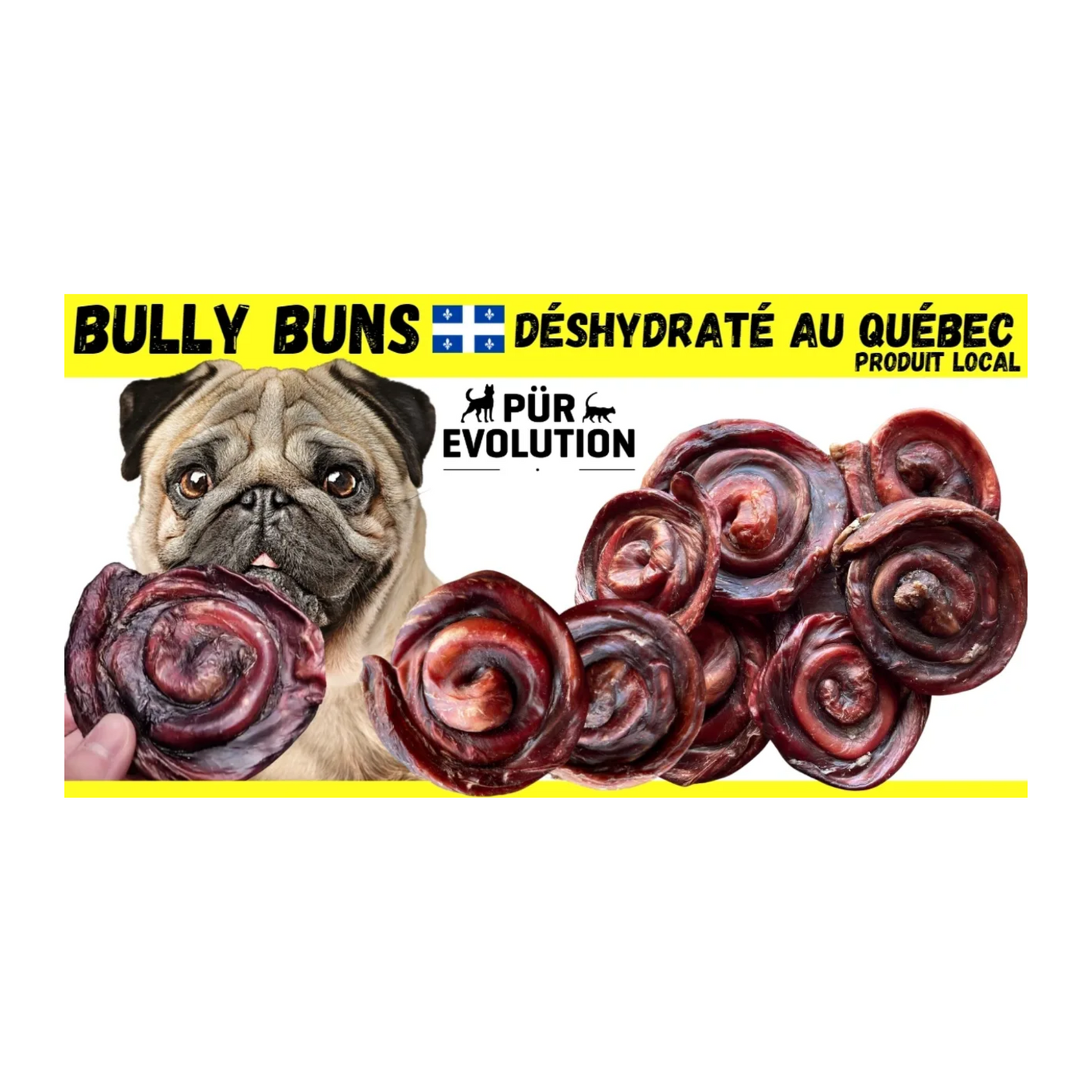 PÜR Evolution - Bully Bun Dog Chew (Medium)