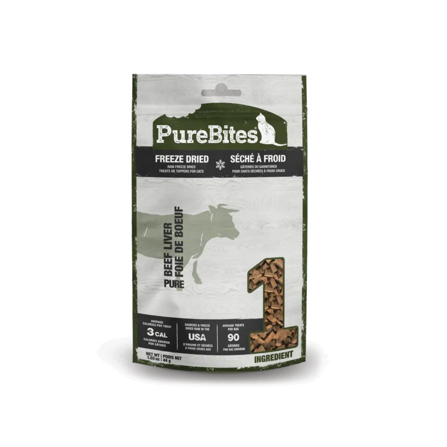 PureBites - Friandises pour chat lyophilisées (foie de boeuf)