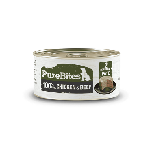 PureBites - Pâté pour chien au boeuf & au poulet 100 % pur