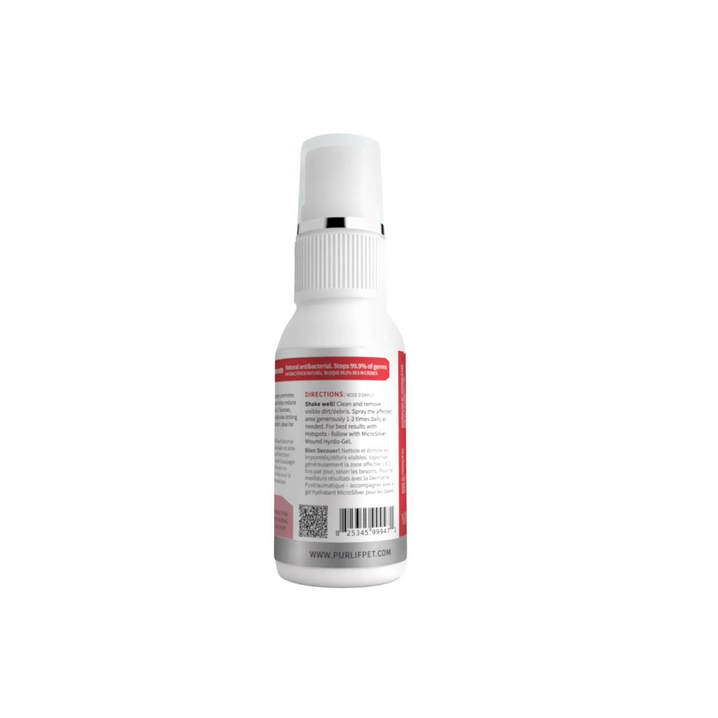 Purlife - Antiseptic Wound and Hot Spot Spray for Cats and Dogs