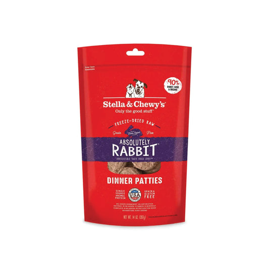 Stella & Chewy's - Absolutely Rabbit Freeze-Dried Raw Dinner Patties
