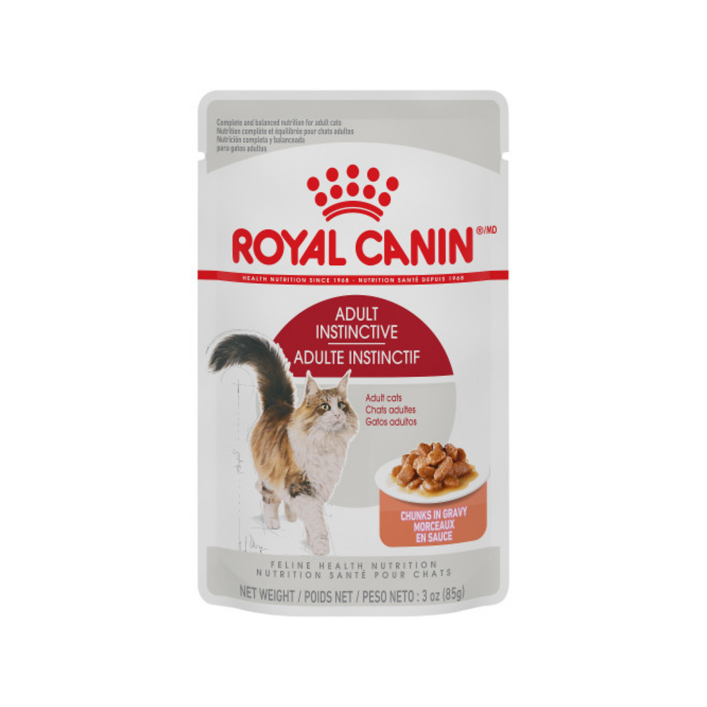 Royal Canin - Adult Instinctive Chunks in Gravy Pouch