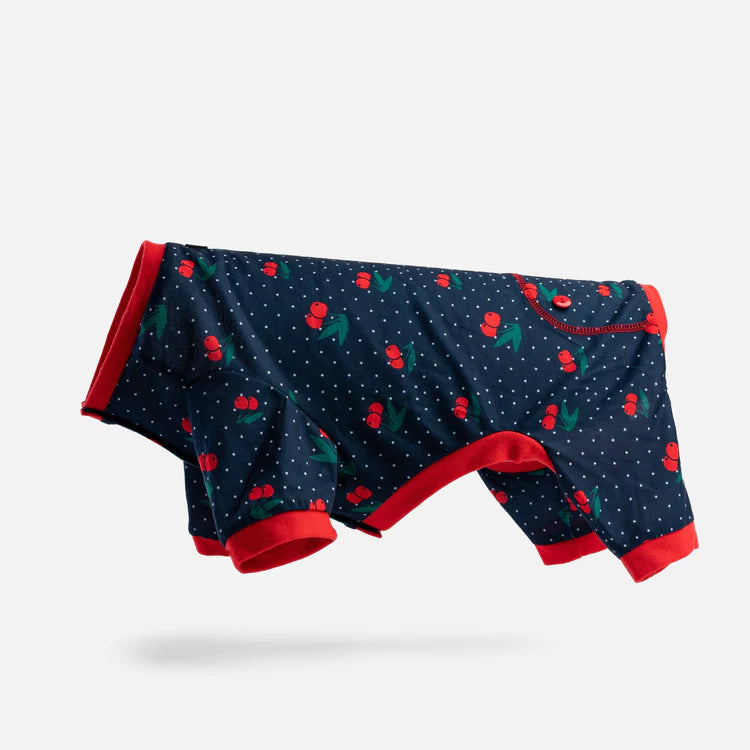 Silver Paw - Cherry Dog Pajama (Sizes available)