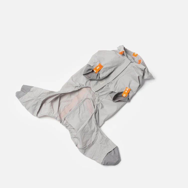 Silver Paw - One Piece Dog Splash Suit (Grey, Sizes available)