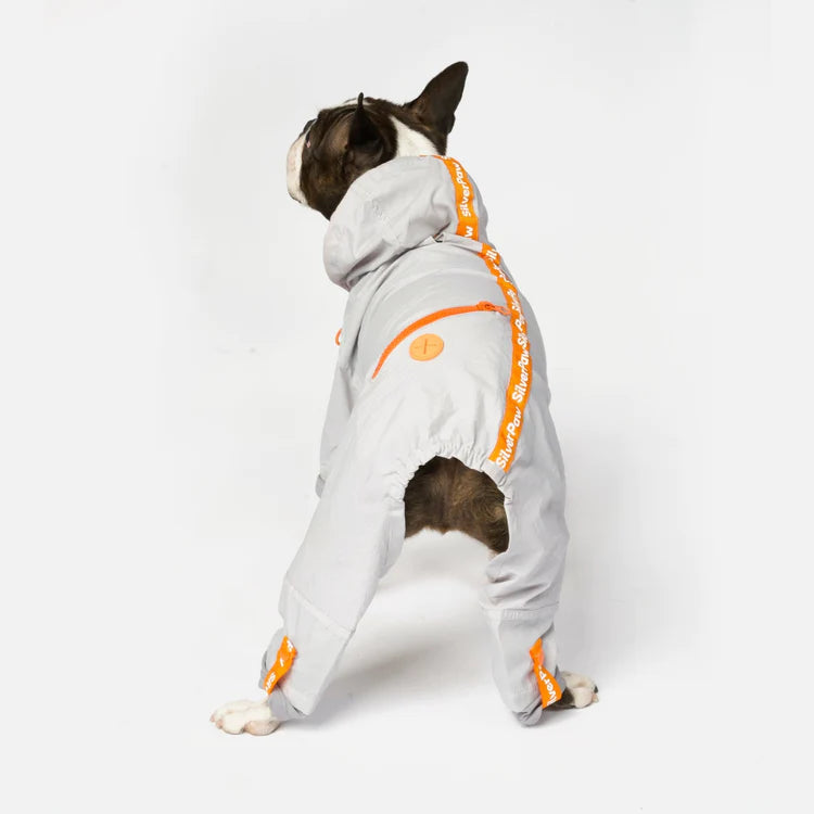 Silver Paw - One Piece Dog Splash Suit (Grey, Sizes available)