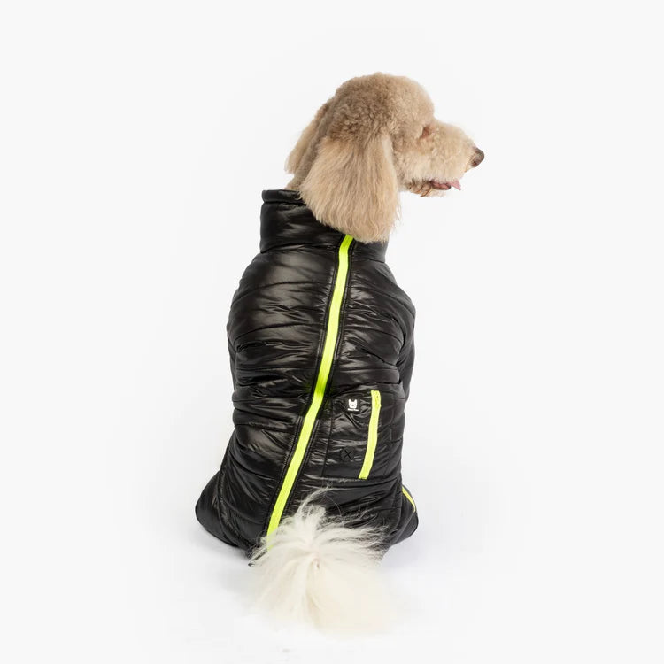 Silver Paw - Whistler Full Body Dog Snowsuit (Black, Sizes available)