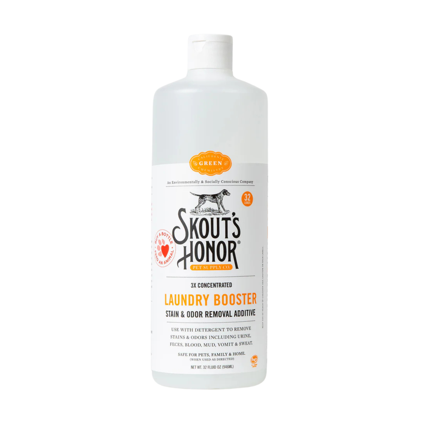 Skout's Honor - Laundry Booster Stain and Odor Removal Additive (3x Concentrated)