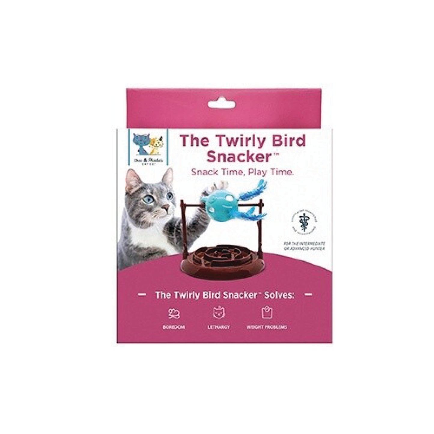 Spot - Twirly Bird Interactive Food and Treat Dispenser for Cats