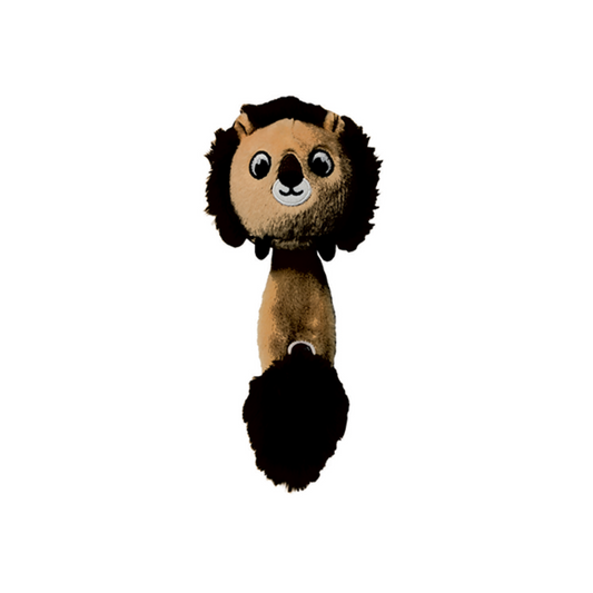 Spot - Squish & Squeak Lion Dog Toy (10")