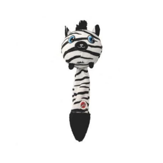 Spot - Squish & Squeak Zebra Dog Toy (10")