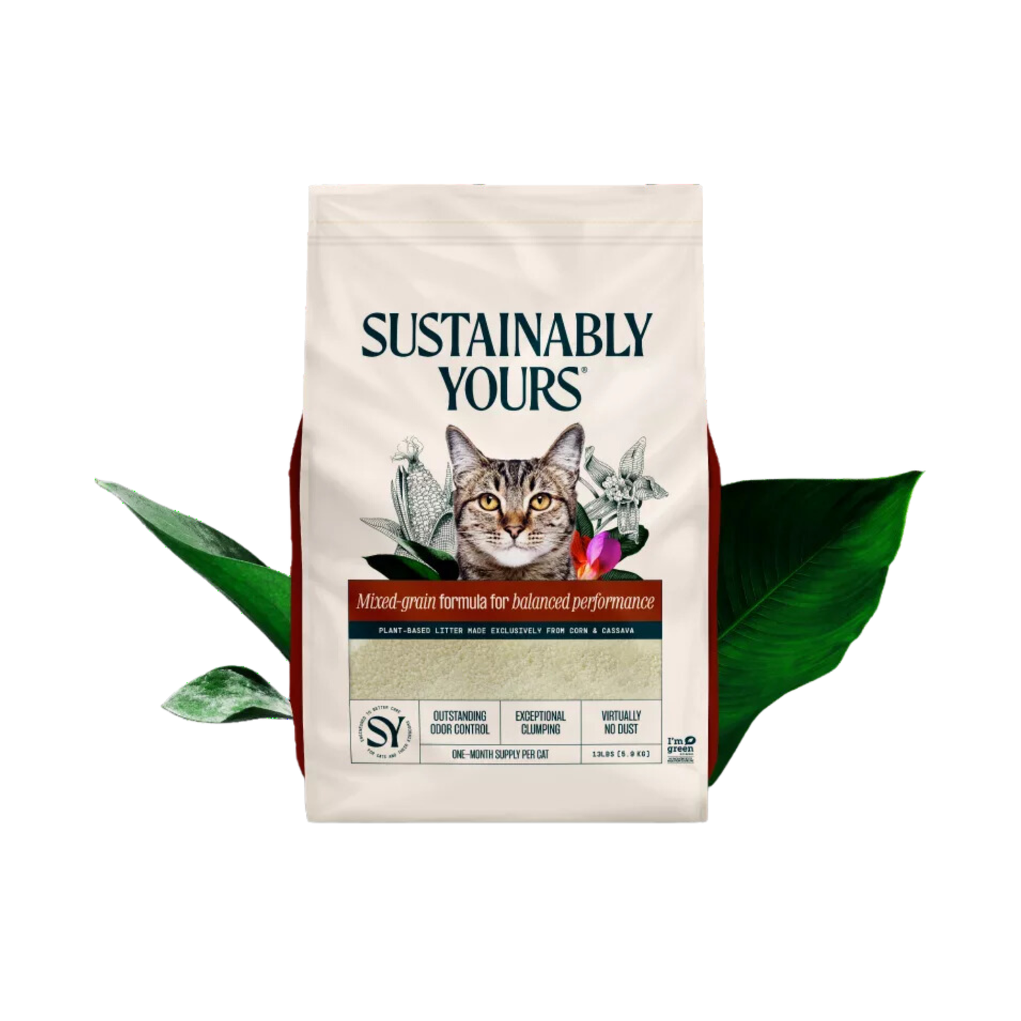 Sustainably Yours - Compostable and Flushable Multi-Cat Litter (Mixed-grain)