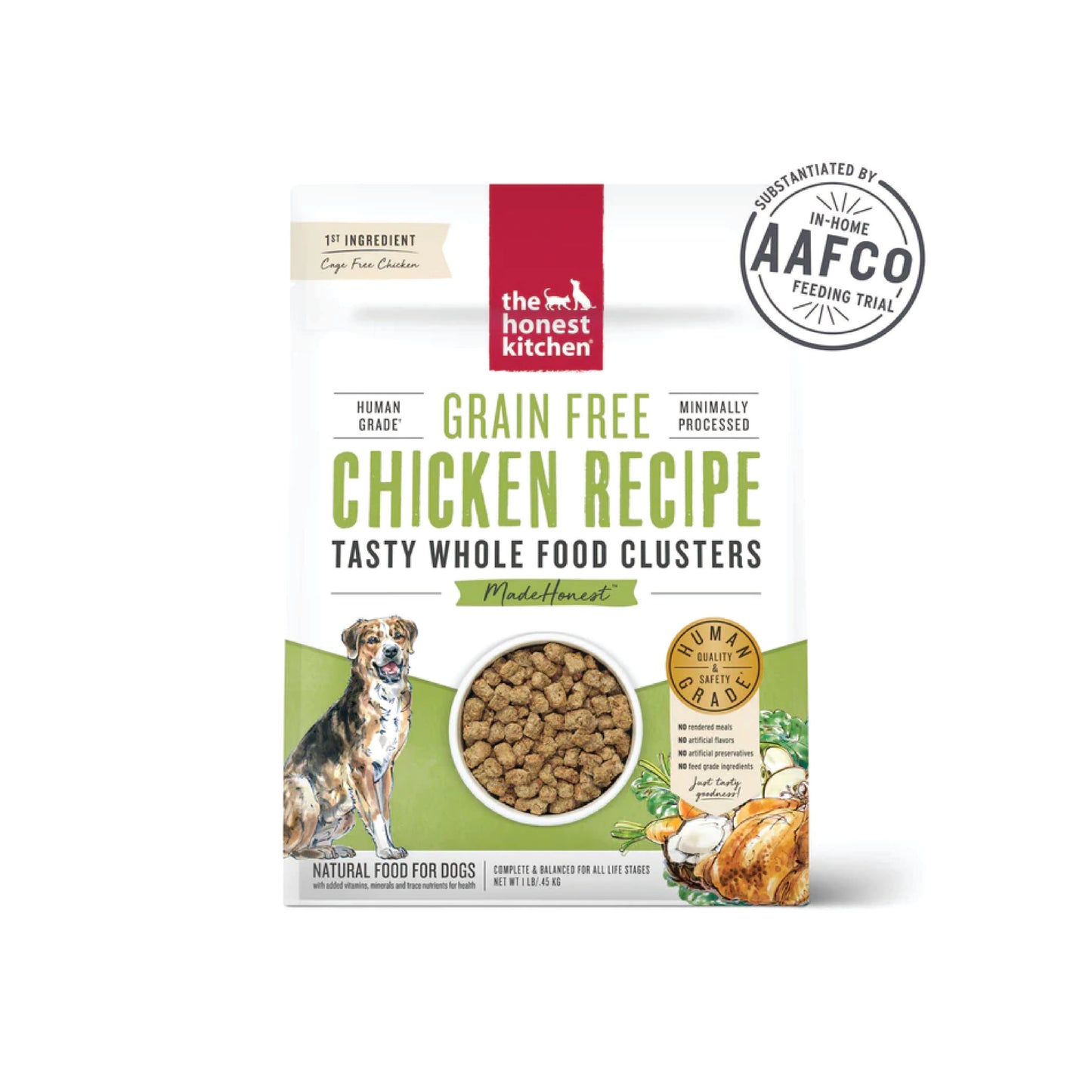 The Honest Kitchen - Nourriture sèche pour chien (au poulet, sans grains)