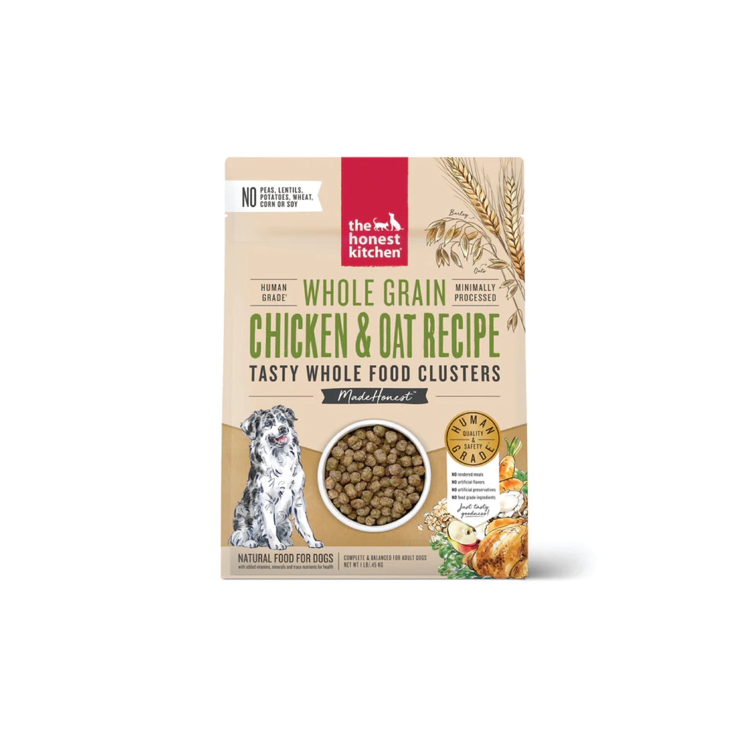 The Honest Kitchen - Nourriture sèche pour chien (au poulet, avec grains)