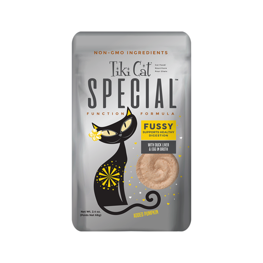 Tiki Cat - Functional Mousse Fussy Wet Cat Food (Chicken & Egg in Broth)