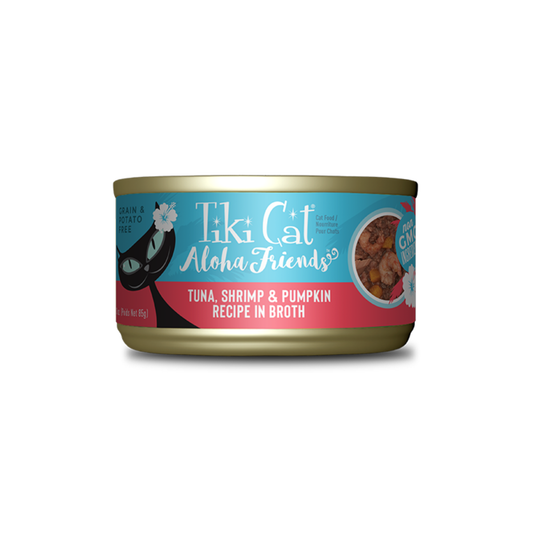 Tiki Cat - Tuna, Shrimp & Pumpkin Wet Cat Food (Shreds)