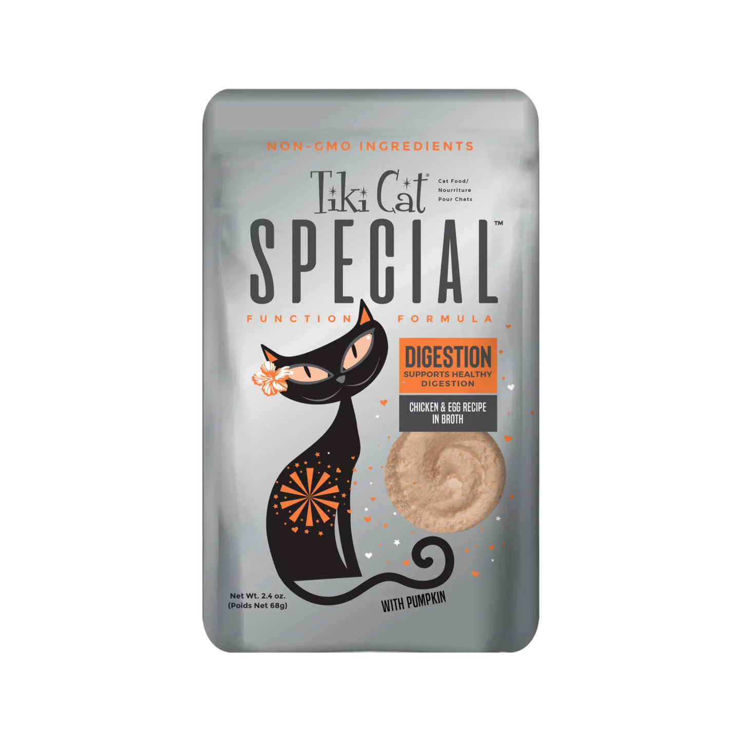 Tiki Cat - Functional Mousse Digestion Wet Cat Food (Duck Liver & Egg in Broth)