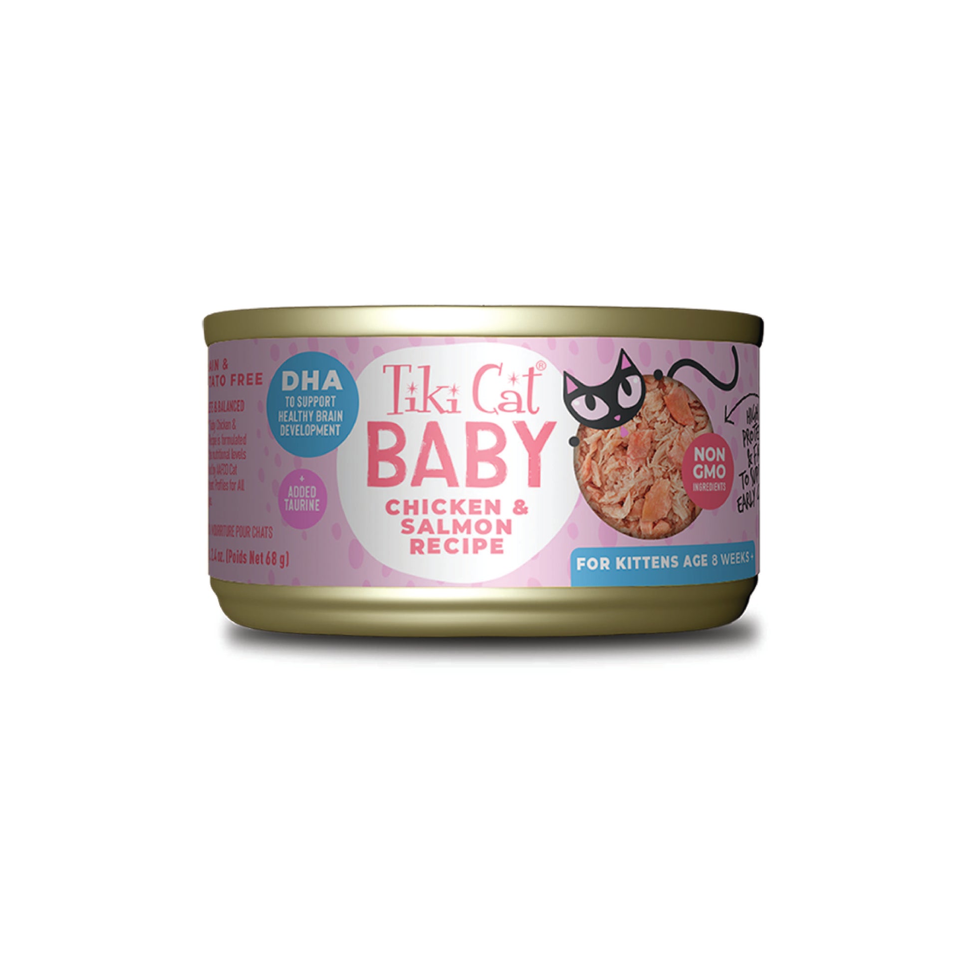 Pet Supplies Tiki Cat Raw Food Chicken Salmon Wet Kitten Food