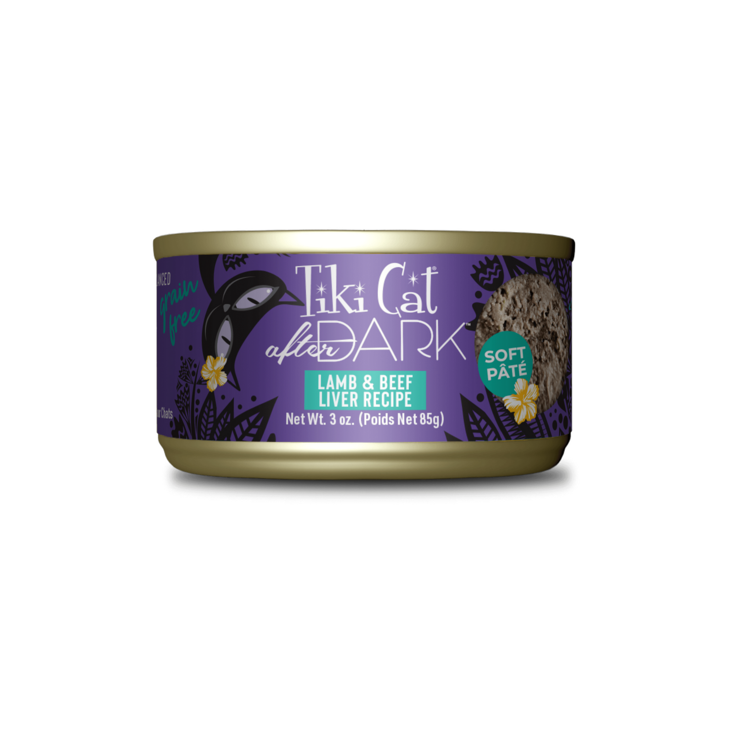 Tiki Cat - After Dark Lamb and Beef Liver Wet Cat Food (Pâté)