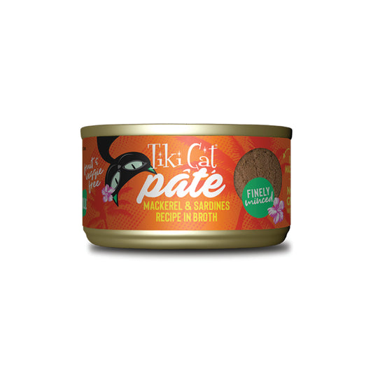 Tiki Cat - Mackarel & Sardines Wet Cat Food (Pâté)