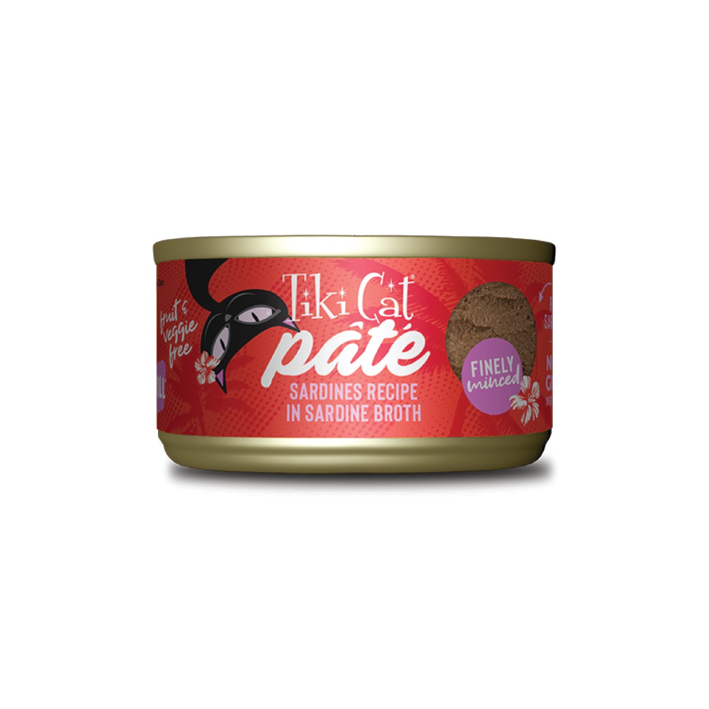 Tiki Cat - Nourriture pour chat aux sardines (pâté)