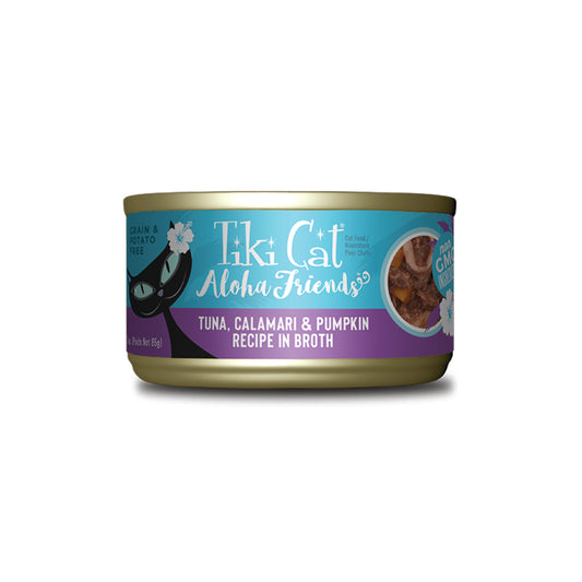 Tiki Cat - Tuna, Calamari & Pumpkin Wet Cat Food (Shreds)