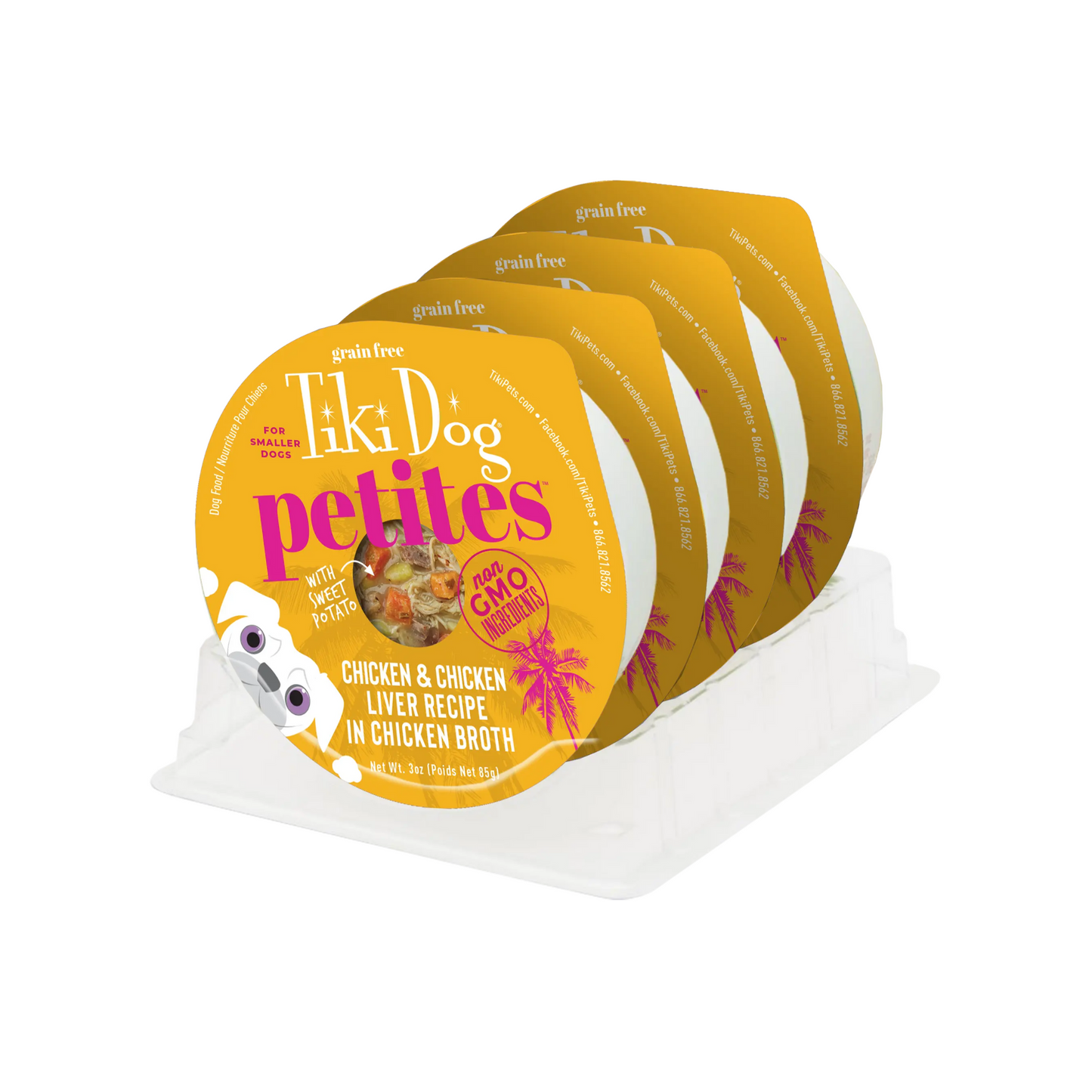 Tiki Dog - Aloha Petites nourriture humide pour petit chien (saveurs disponibles)