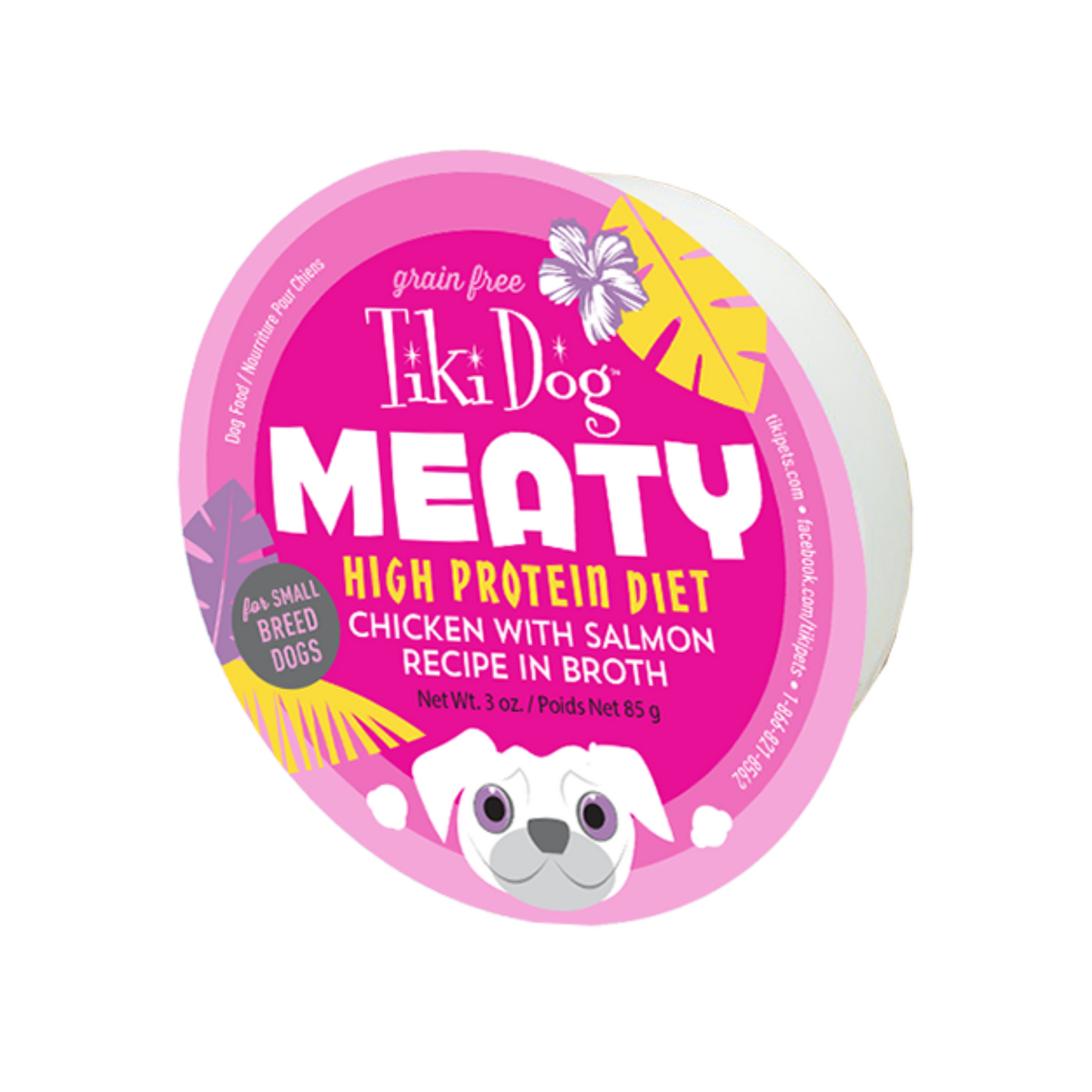 Tiki Dog - Meaty nourriture humide pour petit chien (saveurs disponibles)