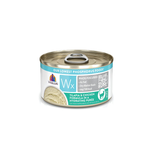 Weruva - Wx Low-Phosphorus (Tilapia & Chicken in a Hydrating Purée)