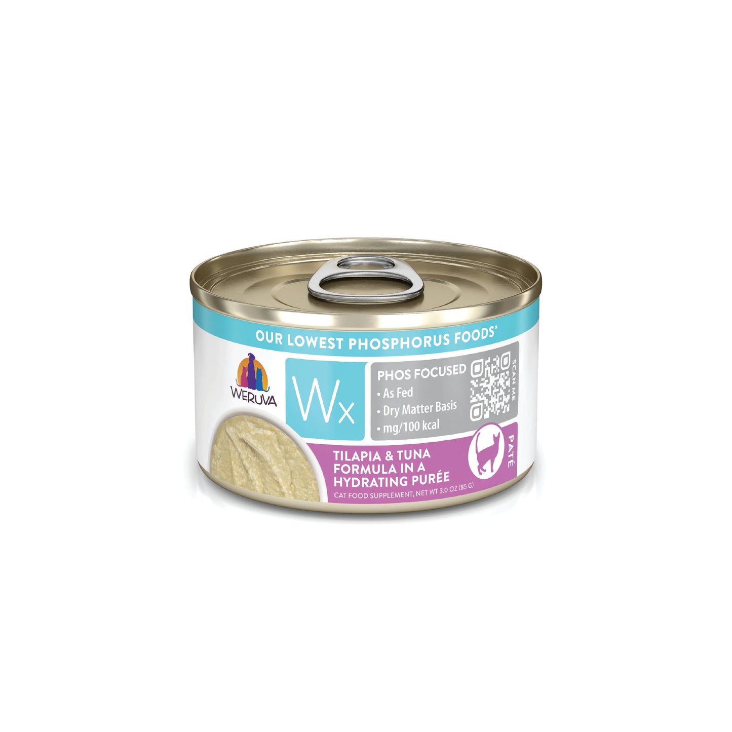 Weruva - Wx Low-Phosphorus (Tilapia & Tuna in a Hydrating Purée)