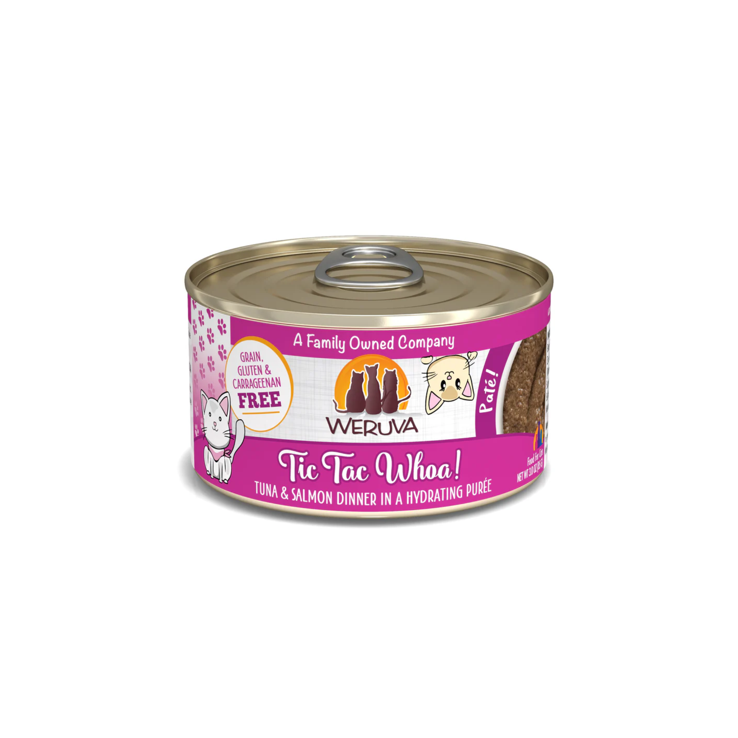 Weruva - Classic Wet Cat Food Tic Tac Whoa! Tuna & Salmon Pâté