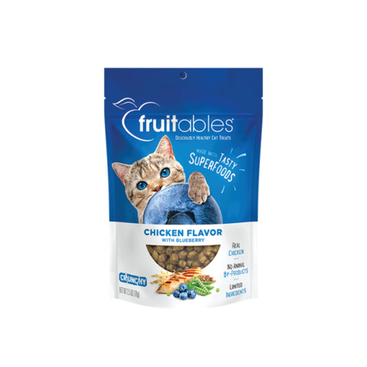 Fruitables - Chicken & Blueberry Crunchy Cat Treats