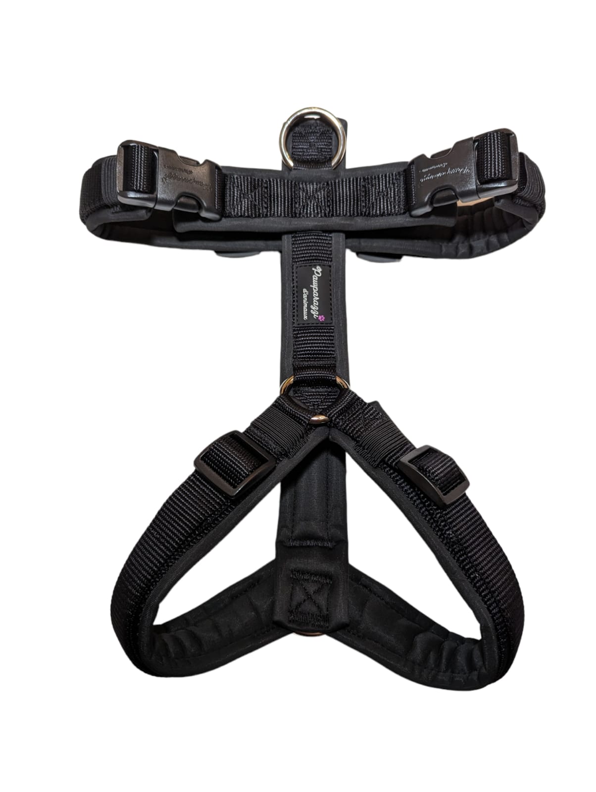 Pawparazzi d'animaux - Classic black harness