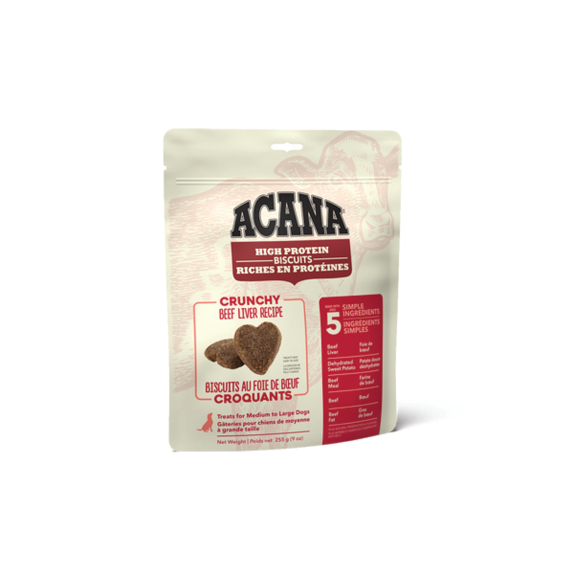 ACANA Beef Liver High Protein Dog Treats 
