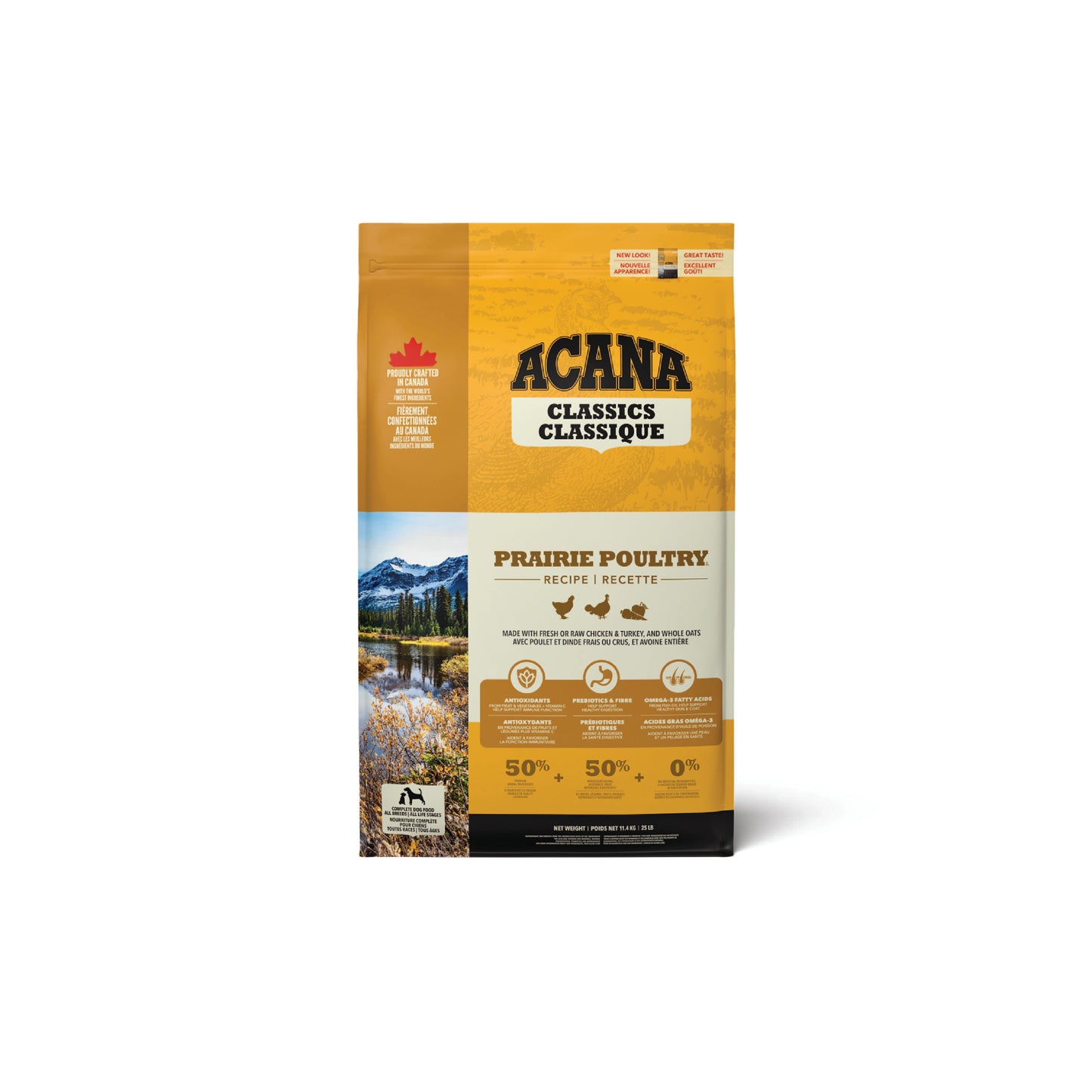 ACANA classics dog food prairie poultry 11.4 kg