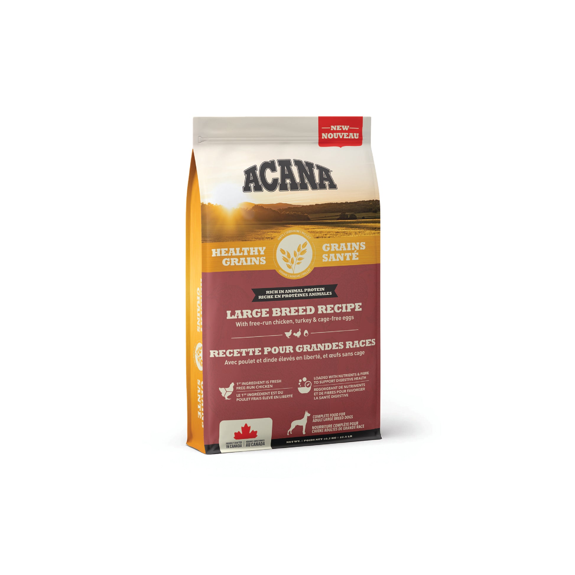 ACANA Healthy Grains Large Breed Dog Food 10.2 kg Front