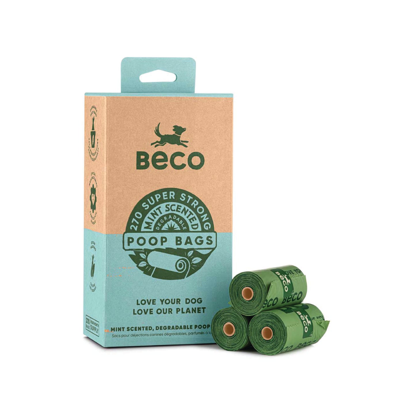 Beco - Sacs à déchets parfumés à la menthe (tailles disponibles)