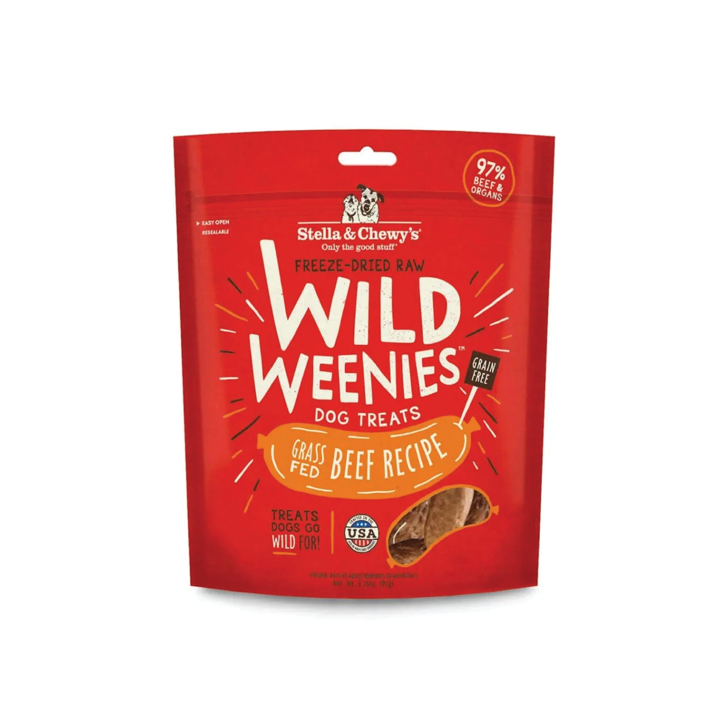 Stella & Chewy's - Grass-Fed Beef Wild Weenies Freeze-Dried Treats