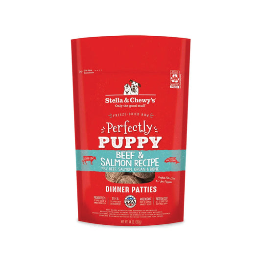 Stella & Chewy's - Perfectly Puppy Beef & Salmon Freeze-Dried Raw Dinner Patties