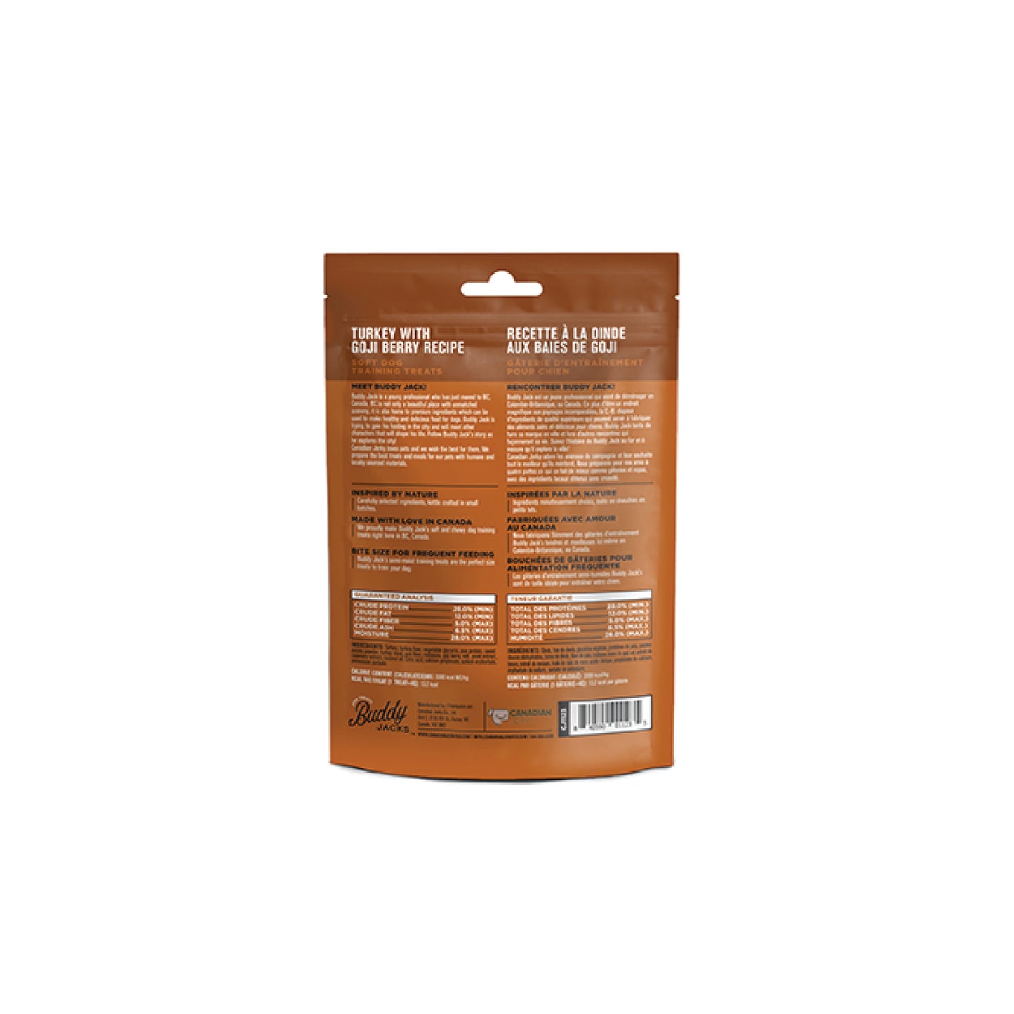 Buddy Jacks - Soft & Chewy Treats Turkey & Goji Berry