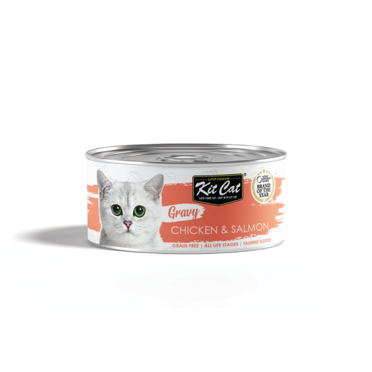 Kit Cat - Recette de poulet et de saumon en sauce