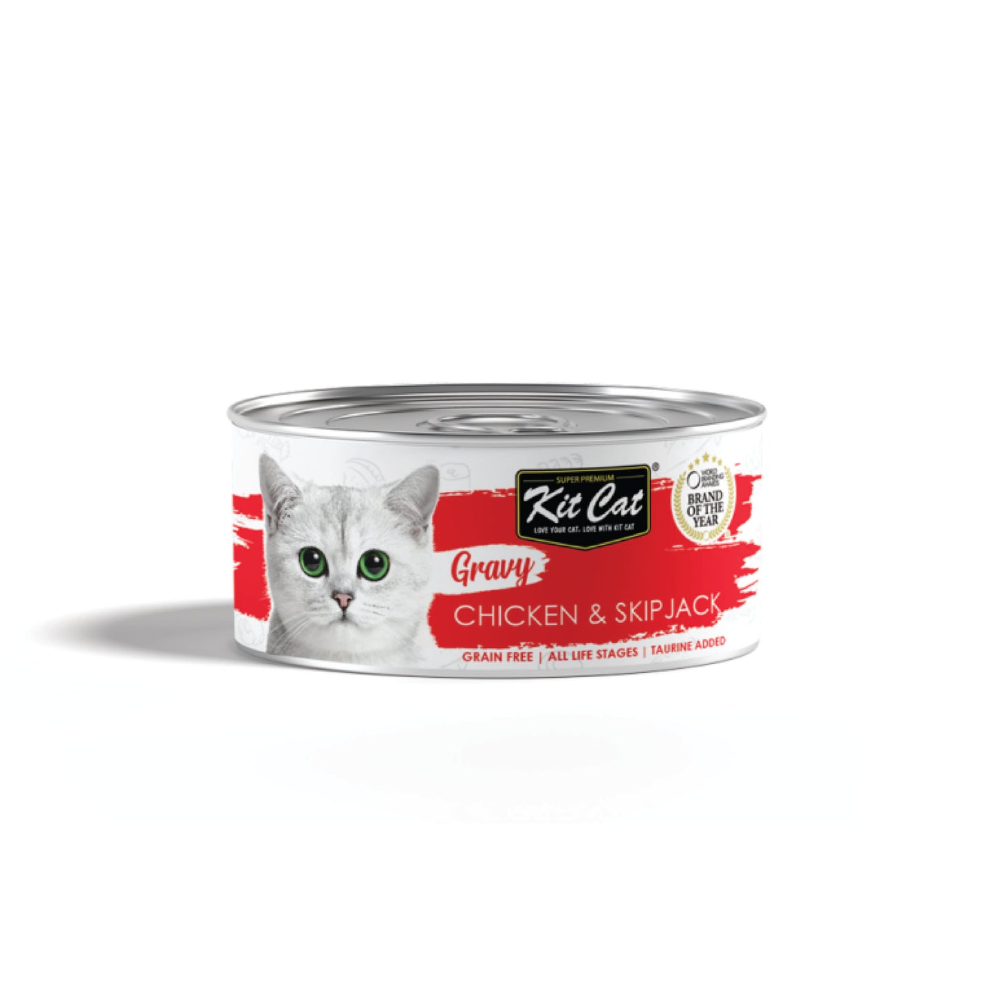 Kit Cat - Recette de poulet et de thon en sauce