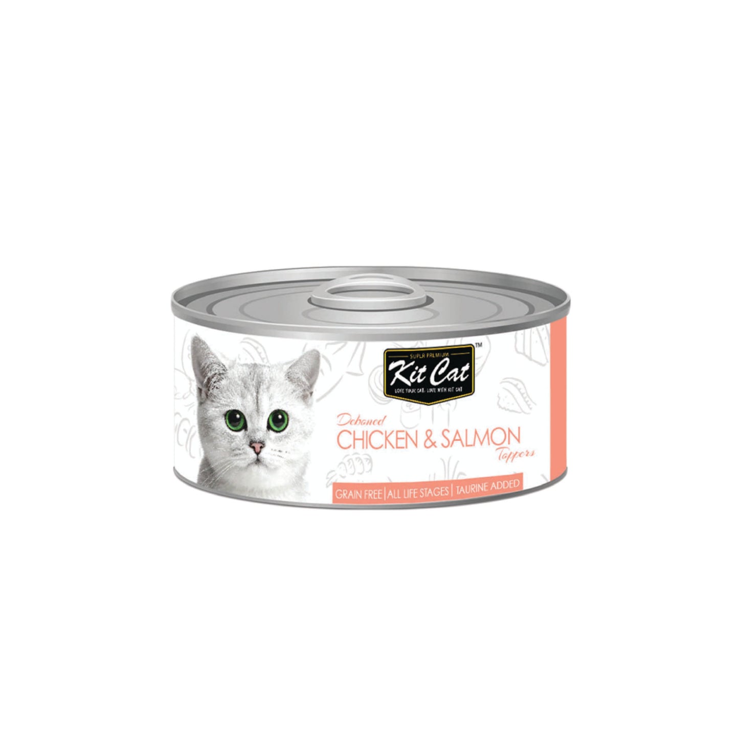 Kit Cat - Deboned Chicken & Salmon Toppers