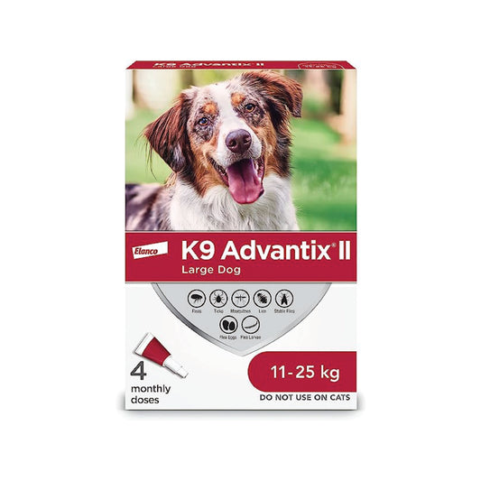 K9 Advantix II - Dogs (11-25 kg) pack of 4