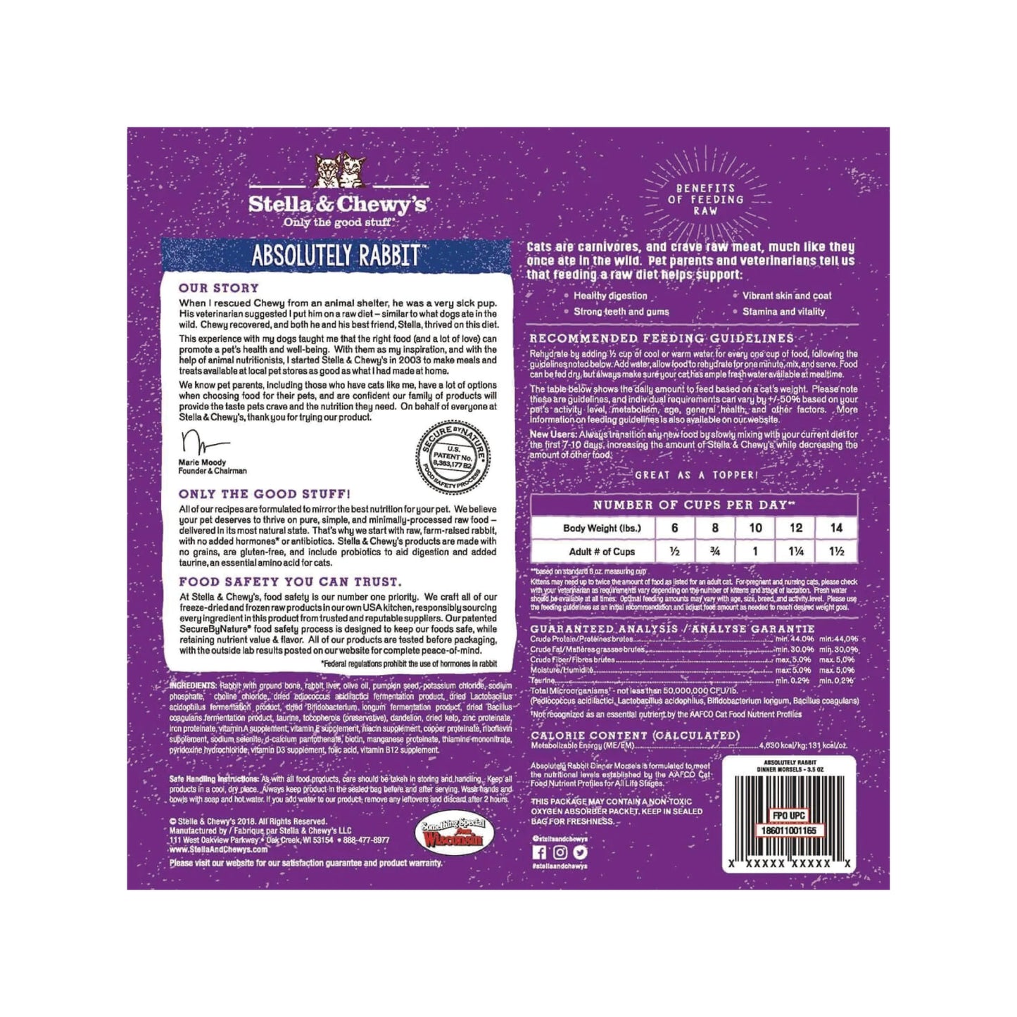 Stella & Chewy's - Absolutely Rabbit Freeze-Dried Raw Dinner Morsels