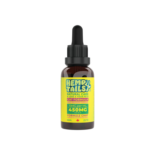 Hemp 4 Tails - Formule Chat (Saveur de saumon, 450 mg)