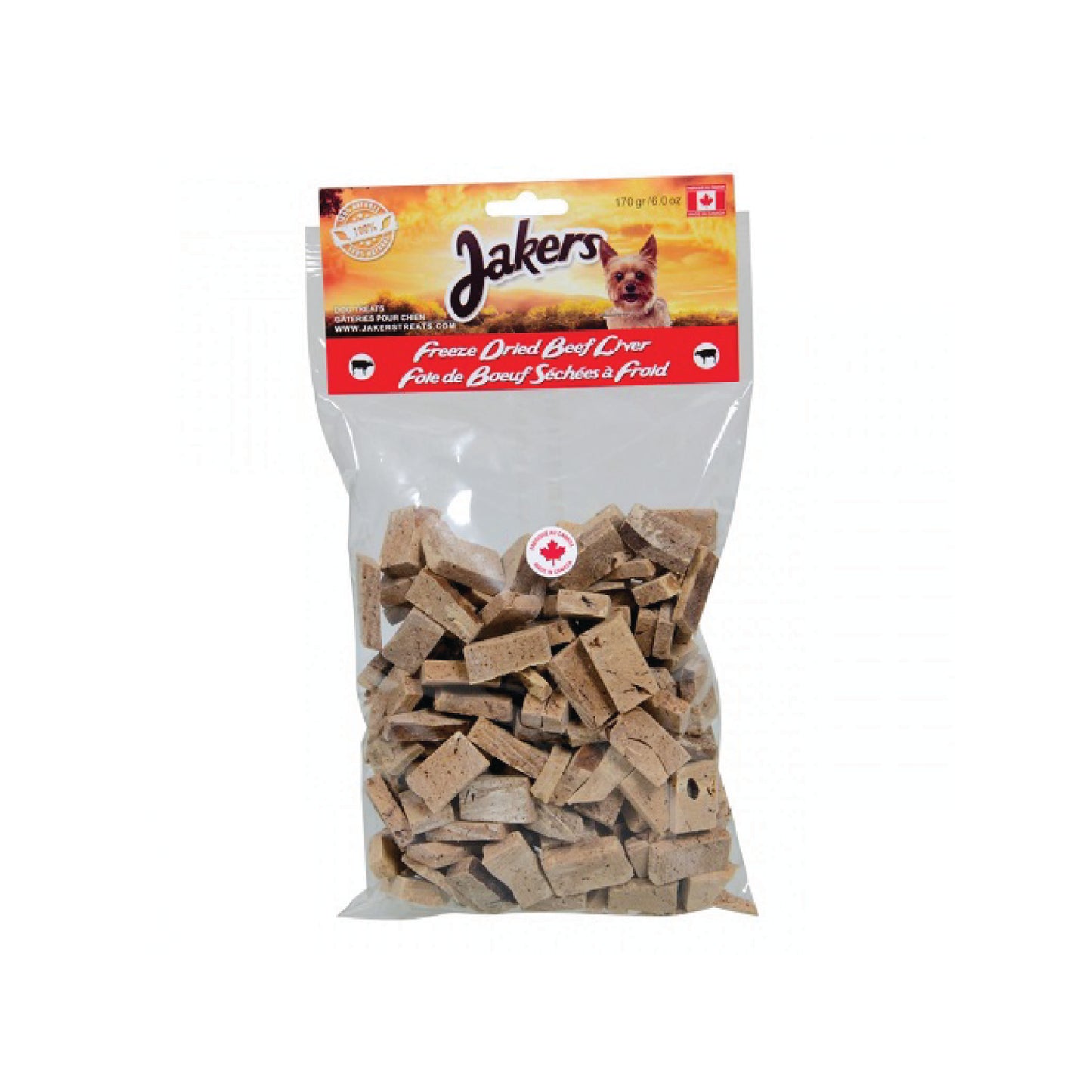 Jakers - Foie de boeuf lyophilisé