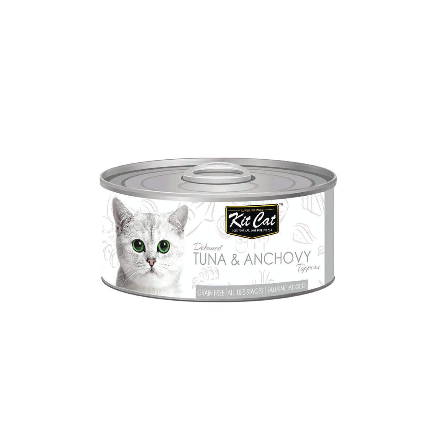 Kit Cat - Deboned Tuna & Anchovy Toppers