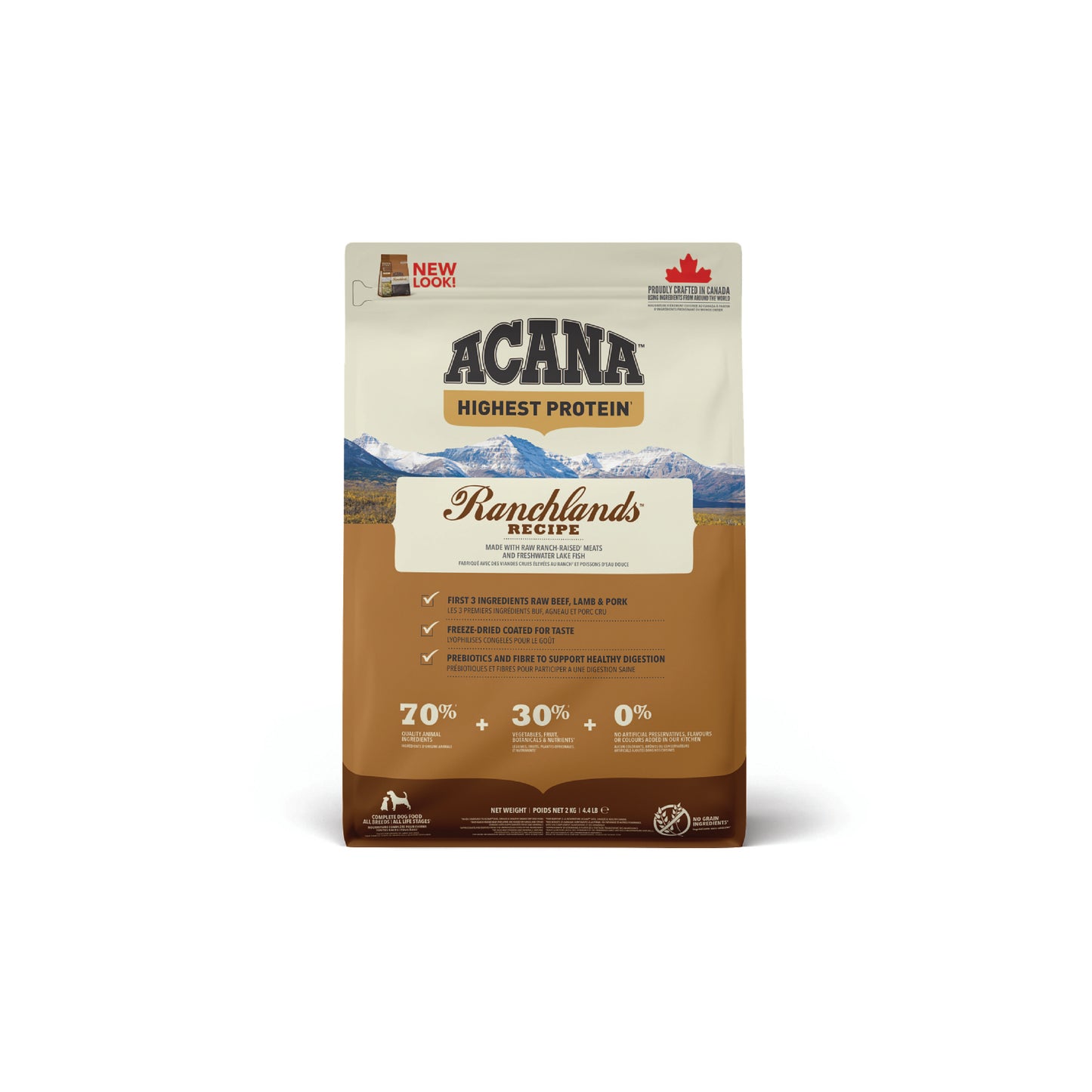 ACANA Highest Protein Ranchlands Dog Food 2 kg