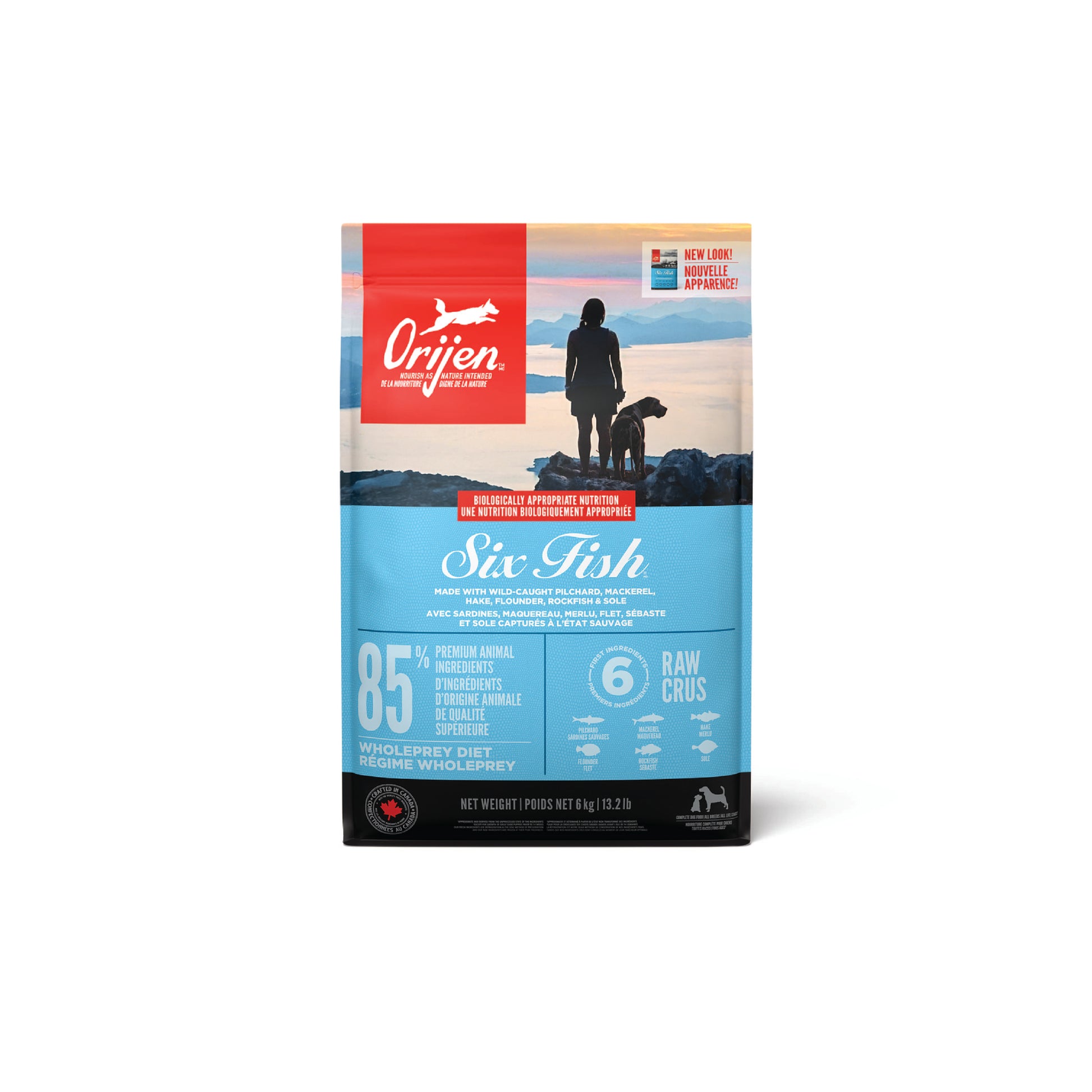 Six Fish Dog Food - Orijen – Pawparazzi d'animaux