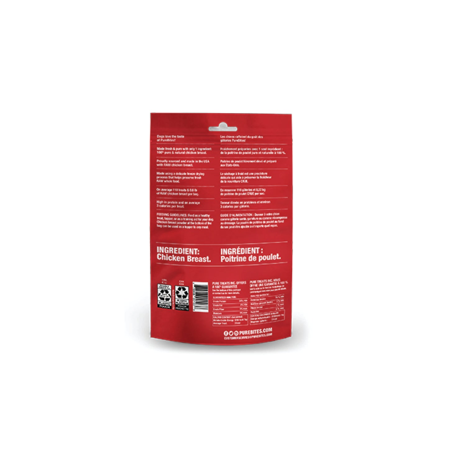 PureBites - Freeze-Dried Dog Treats (Chicken Breast)